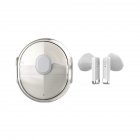 Wireless Bluetooth-compatible 5.1 Earphones Touch-control Noise-cancelling Hifi Music Earbuds With Microphone L12s White
