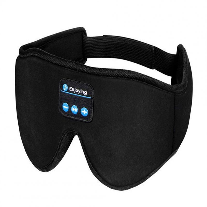 Wireless Bluetooth-compatible 5.0 Headphones Binaural Stereo Call Music Blackout 3d Sleep Eye Mask Headset black