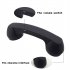 Wireless Bluetooth compatible Retro Receiver Anti radiation Telephone Handset External Microphone Call Accessories black