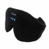 Wireless Bluetooth compatible 5 0 Headphones Binaural Stereo Call Music Blackout 3d Sleep Eye Mask Headset black