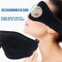 Wireless Bluetooth compatible 5 0 Headphones Binaural Stereo Call Music Blackout 3d Sleep Eye Mask Headset black