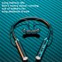 Wireless Bluetooth compatible 5 2 Headphones Hanging Neck Stereo Noise Cancelling Universal Sports Headset With Microphone red