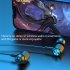 Wireless Bluetooth compatible 5 2 Headphones Hanging Neck Stereo Noise Cancelling Universal Sports Headset With Microphone blue