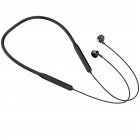 Wireless Bluetooth-compatible 5.2 Headset Hanging Neck Type Stereo Noise Reduction Sports Headphones With Microphone Gb12 Black