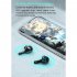 Wireless Bluetooth compatible 5 1 Earphone A15 Digital Display Binaural TWS Smart Touch control Headset A15 digital display black