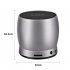 Wireless Bluetooth compatible Mini Audio Portable Subwoofer Home Car Speaker Compatible For Ios Samsung Xiaomi dark gray