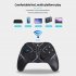 Wireless Bluetooth compatible Gamepad 6 axis Gyro Motion Sensor Joystick Compatible For Switch Android System Computer black Gamepad Set