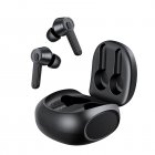 Wireless Bluetooth-compatible 5.1 Headset Es06 Ipx7 Waterproof Hifi Music Earbuds Multi-function Fingerprint Earphones black