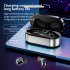 Wireless Bluetooth compatible Earphones Noise Canceling Hd Call Portable Mini Headset with Microphone Black