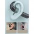 Wireless Bluetooth compatible  Headphones Surround Sound Bone Conduction Waterproof Noise Reduction Earbuds Earphone Cool black and gray