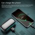 Wireless Bluetooth compatible Headphones Waterproof 8d Stereo Headsets Earbuds With Mic 2000mah Charging Case X8 black