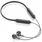 Wireless Bluetooth-compatible 5.1 Headphones Stereo Noise Cancelling Neckband Headset Sports Earbuds With Microphone black