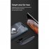 Wireless Bluetooth compatible Headset Single Ear Handsfree Call Noise Reduction Business Earphone In ear Sports Earbuds F8 black
