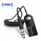 Wireless Car Adapter Audio Adapter Transmitter Receiver Long Range Music Receiver For Computer Smartphones black