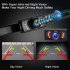 Wireless Car Backup Camera Rear View System Exterior Waterproof Night Vision Cam 7 Inch Lcd Mirror Monitor black