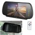 Wireless Car Backup Camera Rear View System Exterior Waterproof Night Vision Cam 7 Inch Lcd Mirror Monitor black