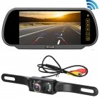 Wireless Car Backup Camera Rear View System Night Vision Cam 7 Inch Black