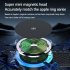 Wireless Car Charger 15W Fast Charging Magnetic Car Charger Rotatable Foldable Car Phone Holder Mount With RGB Light black
