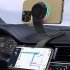 Wireless Car Charger 15W Fast Charging Magnetic Car Charger Rotatable Foldable Car Phone Holder Mount With RGB Light black