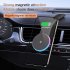 Wireless Car Charger 15W Fast Charging Magnetic Car Charger Rotatable Foldable Car Phone Holder Mount With RGB Light black