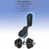 Wireless Car Charger 15W Fast Charging Magnetic Car Charger Rotatable Foldable Car Phone Holder Mount With RGB Light black