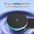Wireless Car Charger 15W Fast Charging Magnetic Car Charger Rotatable Foldable Car Phone Holder Mount With RGB Light black