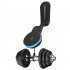 Wireless Car Charger 15W Fast Charging Magnetic Car Charger Rotatable Foldable Car Phone Holder Mount With RGB Light black