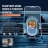 Wireless Car Charger 15W Fast Charging Auto Clamping Car Charger Rotatable Adjustable Car Phone Holder Mount Black