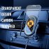 Wireless Car Charger 15W Fast Charging Auto Clamping Car Charger Rotatable Adjustable Car Phone Holder Mount Black