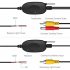 Wireless Car License Plate Reversing Front Rear View Hd Night Vision Backup Camera Waterproof Camcorder black
