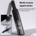 Wireless Car Vacuum Cleaner Portable Handheld Cordless Strong Suction Ultra Light Mini Cleaner Car Household Dual use black