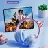 Wireless Cat Ear  Headset Stereo Headphones Colorful Lighting Gaming Headset For Smart Phones PC Tablet Computer Purple