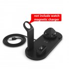 Wireless Charger 4 in 1 10W Fast Charging Stand for Apple Watch 5 4 3 Airpods Pro Station Dock For iPhone 11 XS XR X 8 black