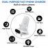 Wireless Charger Camera Hd 1080p Mobile Phone Video Shooting Adapter Wide Angle Night Version Cctv Camcorder White