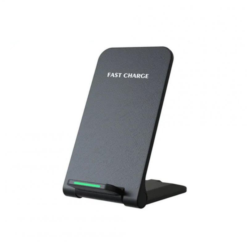 Wireless Charger Smart Phones Charging Base Safety Protection Folding Charging Stand Compatible For IPhone 15 14 13 12 Pro Max 11 black