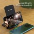 Wireless Charger Smart Phones Charging Base Safety Protection Folding Charging Stand Compatible For IPhone 15 14 13 12 Pro Max 11 black