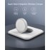 Wireless Charger With Charging Line Compatible For Iwatch 1 7 Generation Airpods Iphone Samsung S7 s7 White