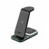 Wireless Charging Stand Wireless Charger with Night Light for Headphones Watch Mobile Phone White