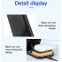 Wireless Charging Stand Wireless Charger with Night Light for Headphones Watch Mobile Phone Black