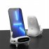 Wireless Charging Station Multifunctional Wireless Fast Charging Station Portable Mini Chair Wireless Charger Holder For All 4 11 Inch Phones Tablet White With 