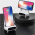 Wireless Charging Station Multifunctional Wireless Fast Charging Station Portable Mini Chair Wireless Charger Holder For All 4 11 Inch Phones Tablet White With 