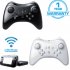 Wireless Classic Pro Controller Joystick Gamepad for Nintend wii U Pro with USB Cable white