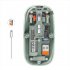 Wireless Computer Mouse 1600DPI 2 4G Cordless Mute Mice With USB Receiver For PC Laptop Notebook Tablet grey