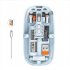 Wireless Computer Mouse 1600DPI 2 4G Cordless Mute Mice With USB Receiver For PC Laptop Notebook Tablet grey