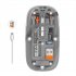 Wireless Computer Mouse 1600DPI 2 4G Cordless Mute Mice With USB Receiver For PC Laptop Notebook Tablet grey