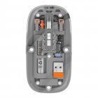 Wireless Computer Mouse 1600DPI 2.4G Cordless Mute Mice With USB Receiver For PC Laptop Notebook Tablet grey