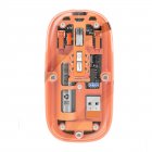 Wireless Computer Mouse 1600DPI 2.4G Cordless Mute Mice With USB Receiver For PC Laptop Notebook Tablet orange color