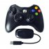 Wireless Controller Joysticks Bluetooth compatible Vibration Gamepad Handle With 2 4g Receiver Compatible For Xbox360 Pc White