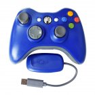 Wireless Controller Joysticks Bluetooth-compatible Vibration Gamepad Handle With 2.4g Receiver Compatible For Xbox360 Pc blue