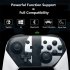 Wireless Controller Remote Gamepad with Gyroscope 10m Remote Gamepad 3D Joystick Black
